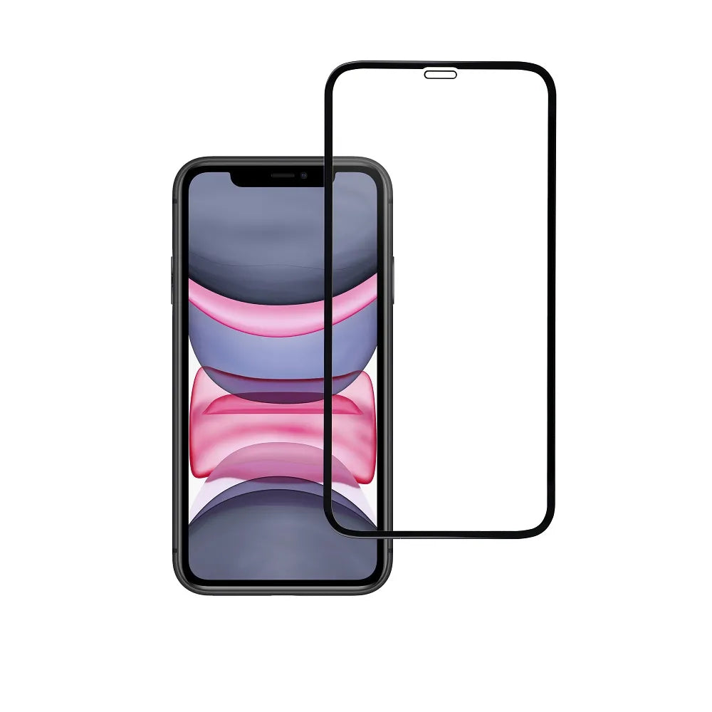 Blue Star 5D tvrzené sklo - pro iPhone Xr/11 (full glue) černé