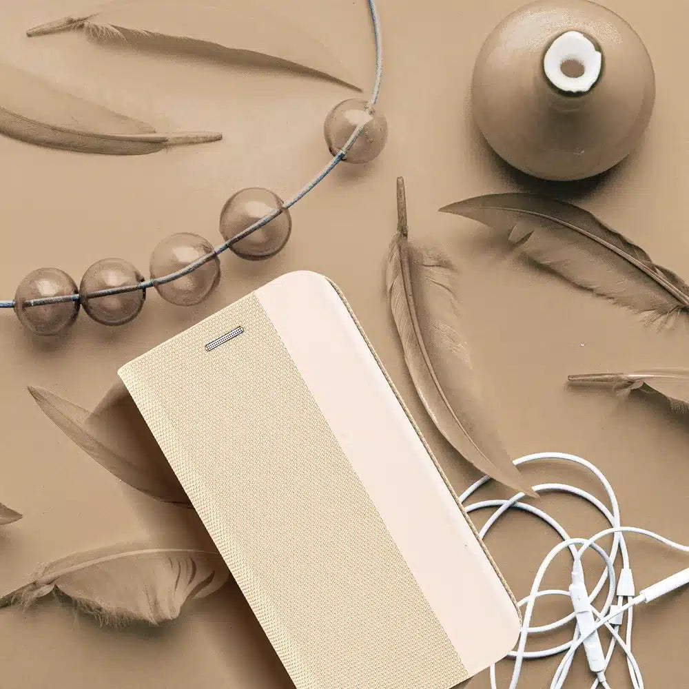 SENSITIVE Book flipové pouzdro pro XIAOMI Redmi 14C – zlaté