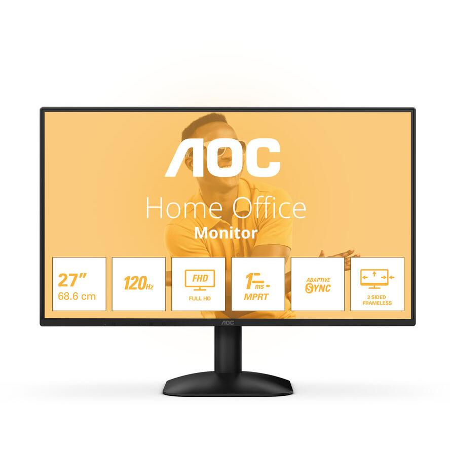 AOC B3 27B31H LED display 68,6 cm (27") 1920 x 1080 pikseli Full HD Crno
