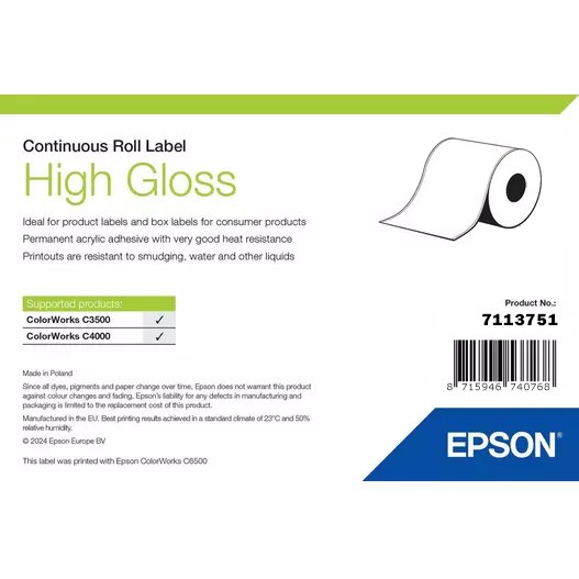 Epson High Gloss Label Samoljepljive naljepnice za pisač