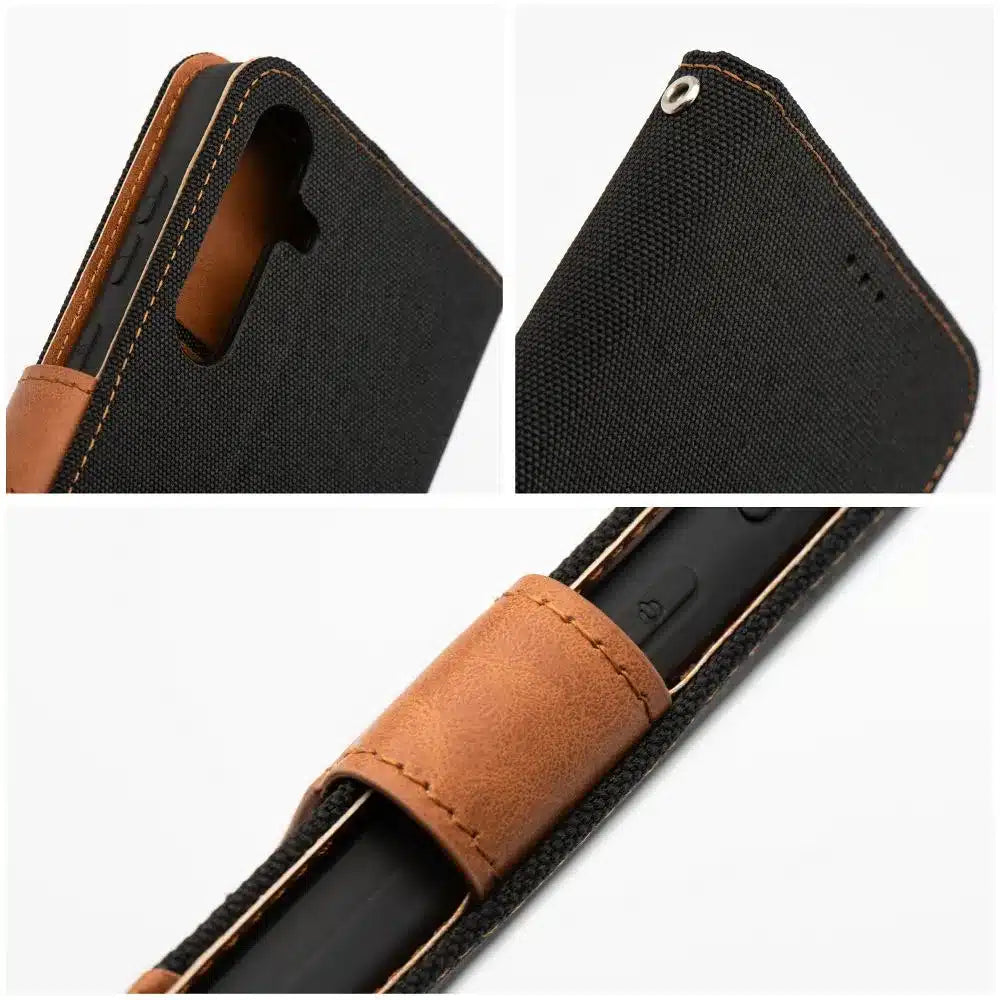 JEANS book-style preklopna maska za Samsung Galaxy A16 5G crna