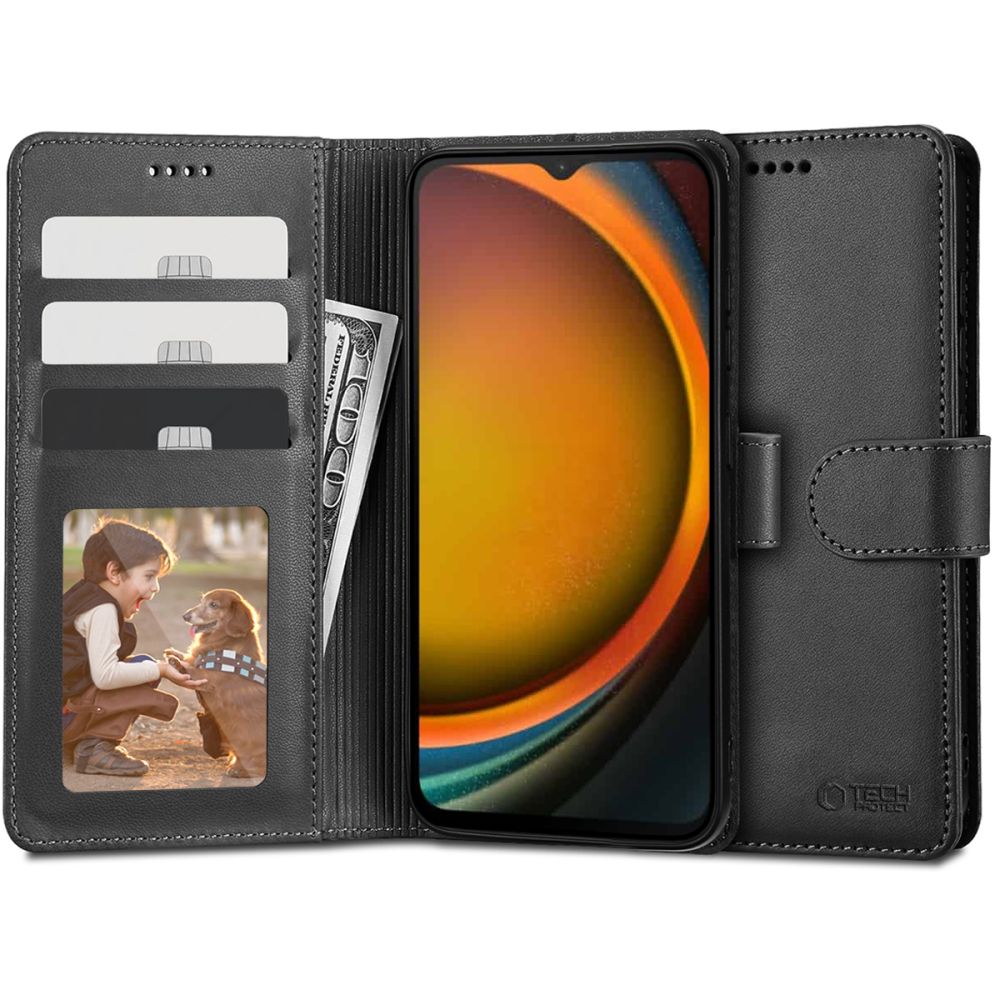 TECH-PROTECT WALLET PREKLOPNA FUTROLA ZA SAMSUNG GALAXY XCOVER 7 crna