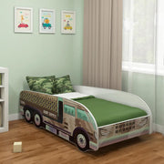 Dječji krevet ACMA TRUCK 140x70 cm 10 Vojska