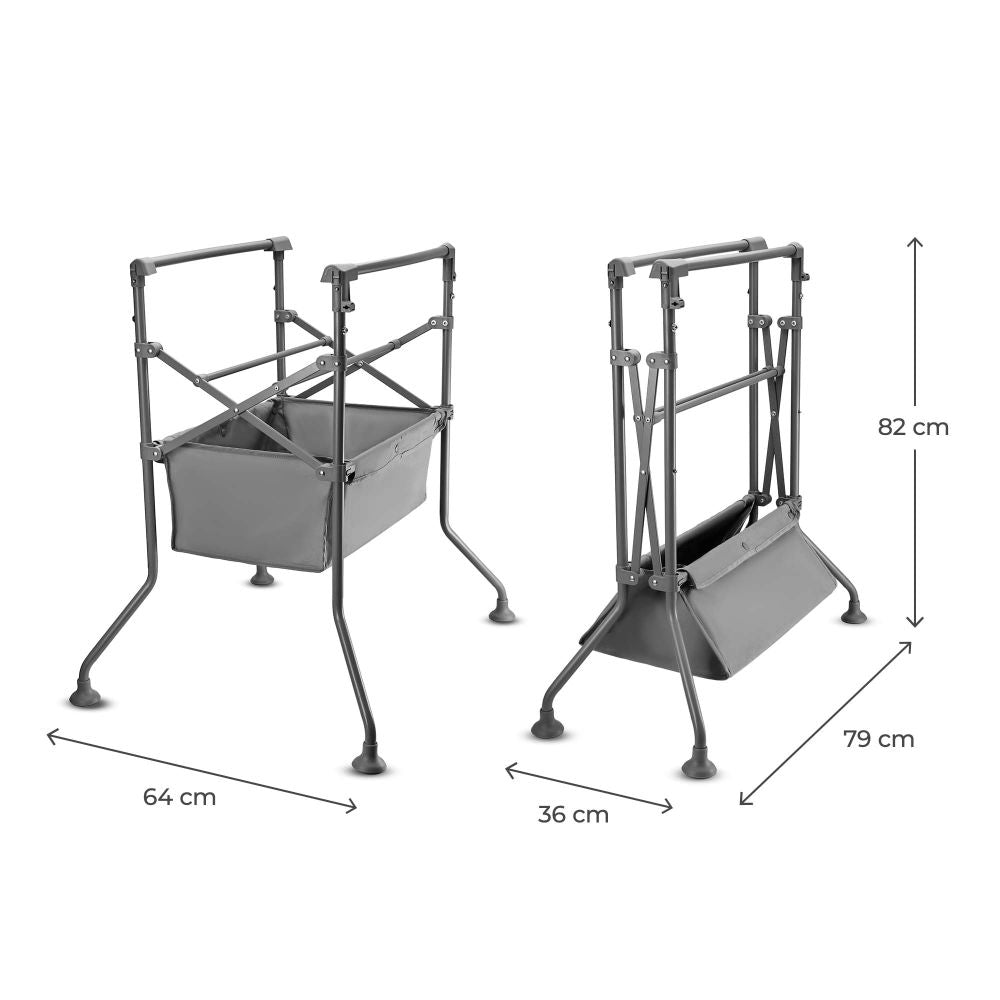 Kinderkraft Bubbly sklopivi stol za prematanje s kadicom, Grey