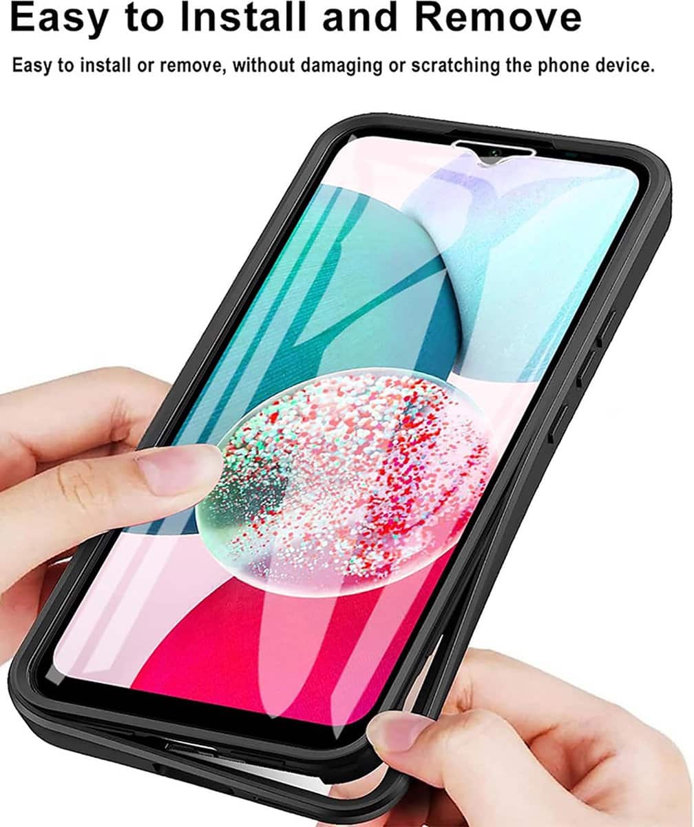 Techsuit – ColorVerse 360 Series obostrana zaštitna maska za Samsung Galaxy A15 4G / A15 5G – crna