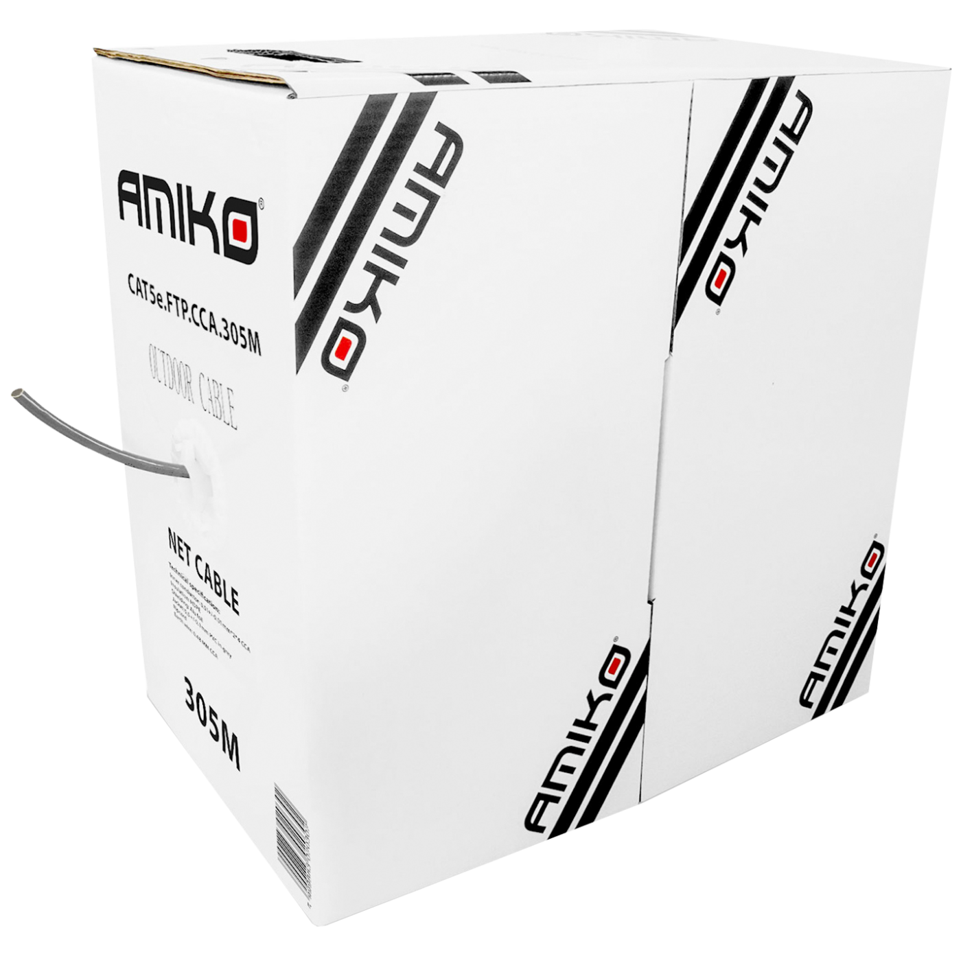 Amiko Mrežni FTP kabel, CAT5e, OutDoor, 305 met. - CAT5e FTP Outdoor 305m