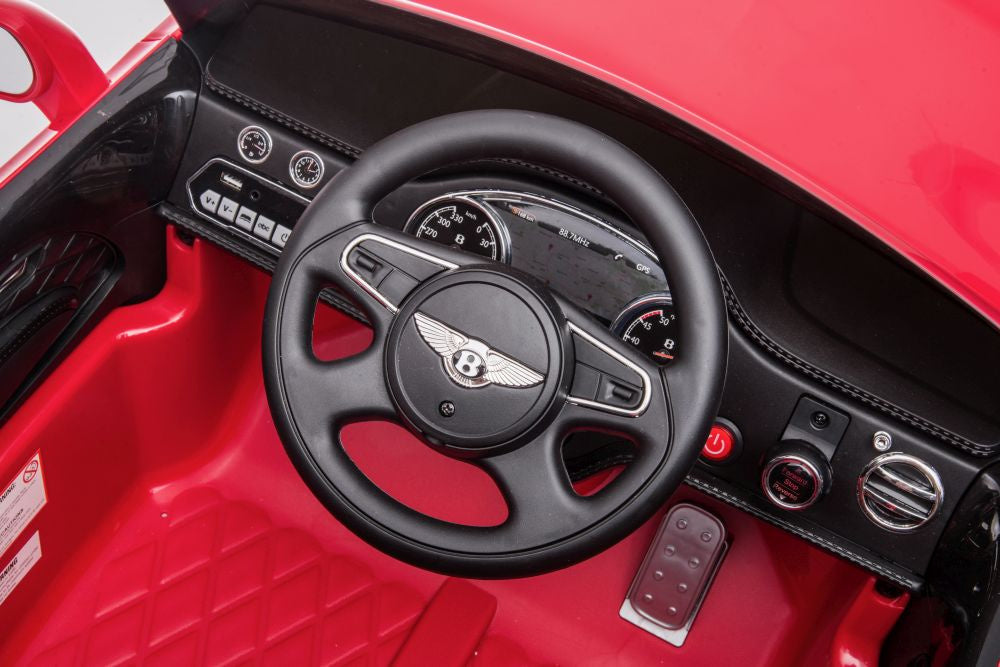 Licencirani auto na akumulator Bentley Mulsanne - crveni