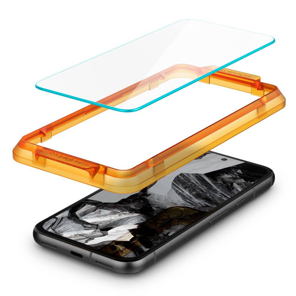 Spigen - Glas.tR Align Master (2 ks) pro Google Pixel 8a – čirá