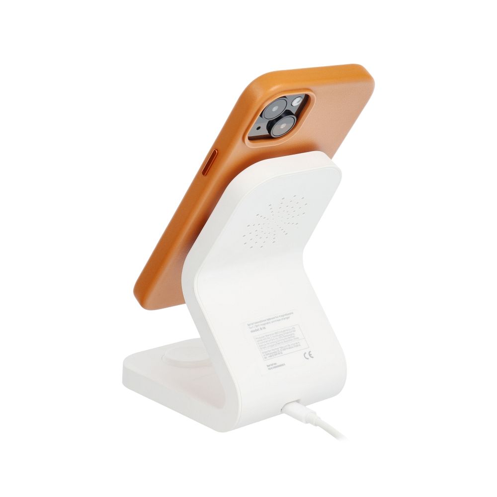 Kožené pouzdro Mag Cover pro iPhone 14 oranžové