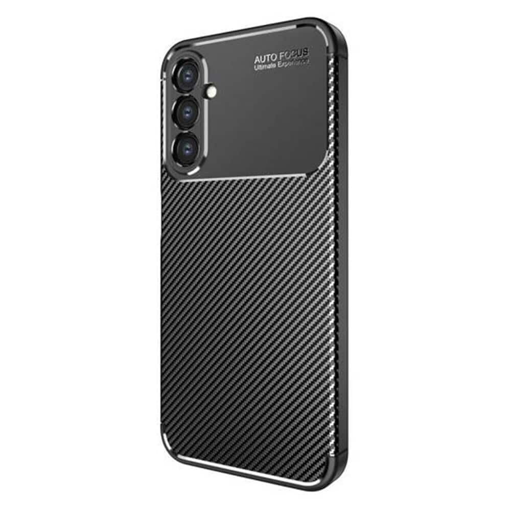 Techsuit – CarbonFiber pouzdro pro Samsung Galaxy A15 4G / A15 5G – černé