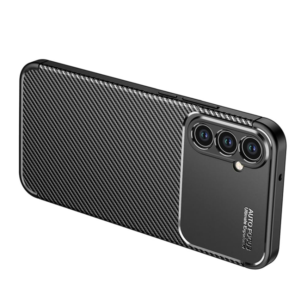 Techsuit – CarbonFiber pouzdro pro Samsung Galaxy A34 5G – černé