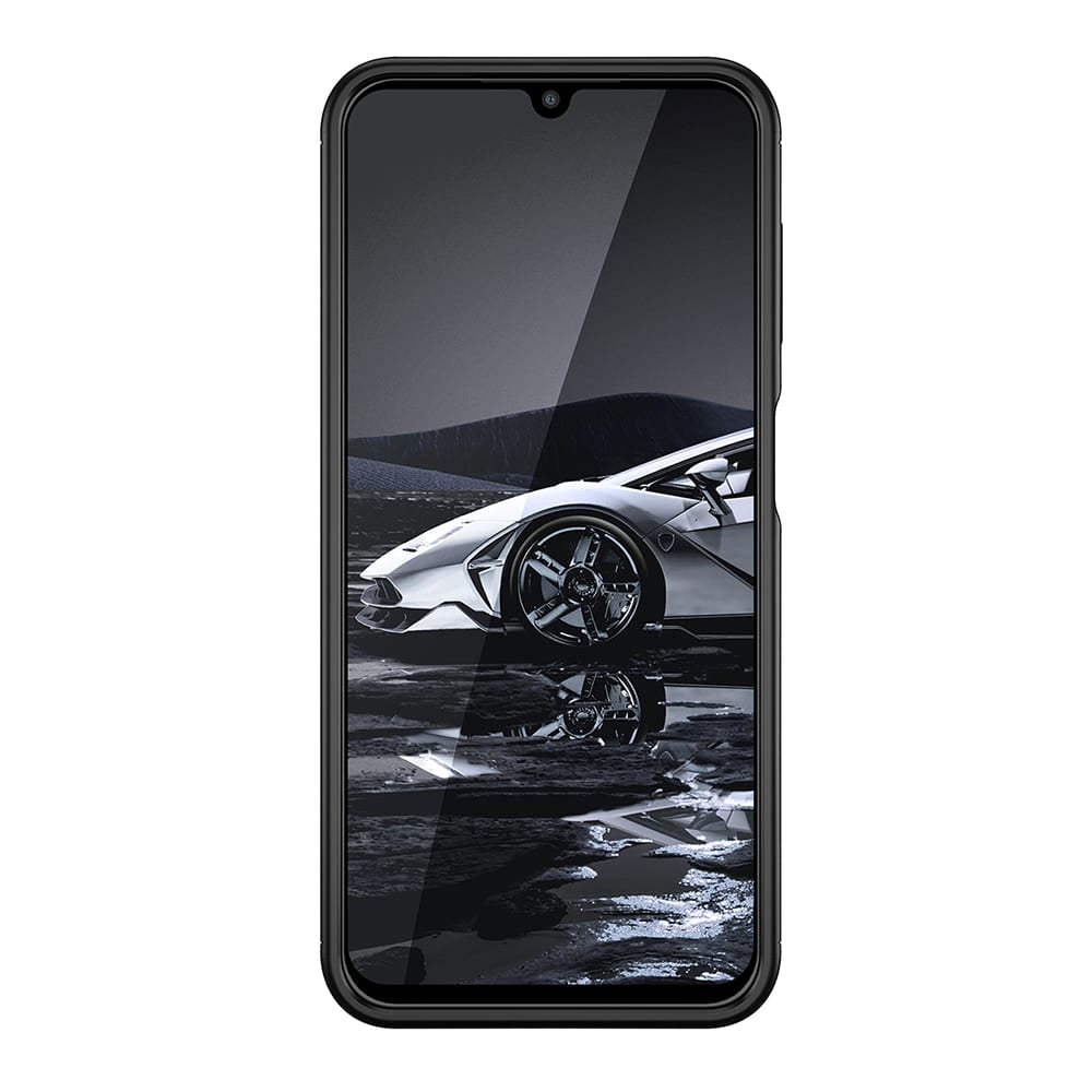 Techsuit – CarbonFiber pouzdro pro Samsung Galaxy A14 4G / A14 5G – černé