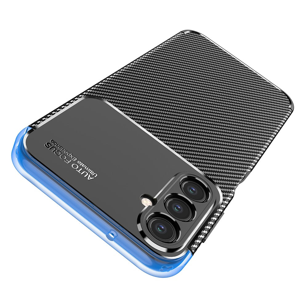 Techsuit – CarbonFiber pouzdro pro Samsung Galaxy A14 4G / A14 5G – černé