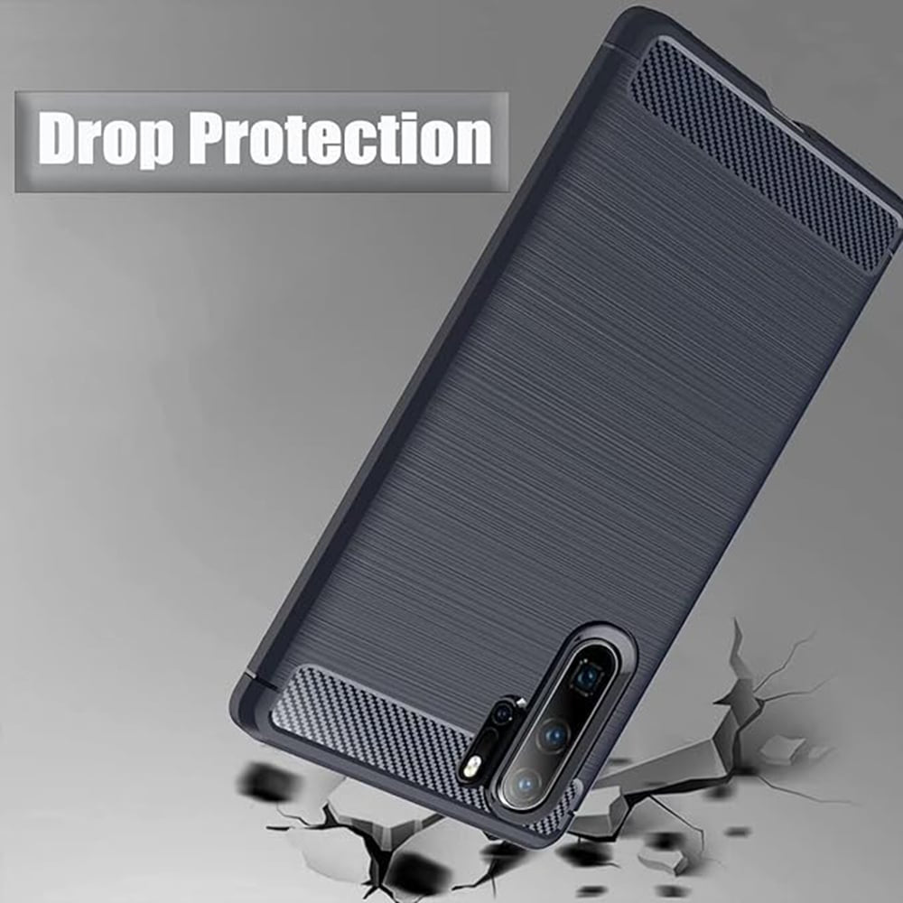 Techsuit Carbon Silicone pouzdro pro Huawei P30 Pro – modré