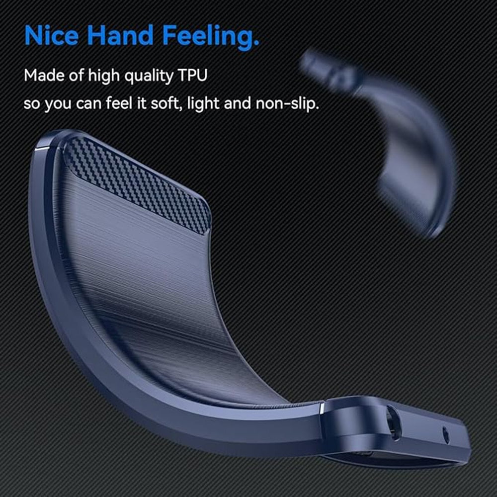 Techsuit Carbon Silicone pouzdro pro Huawei P30 Pro – modré