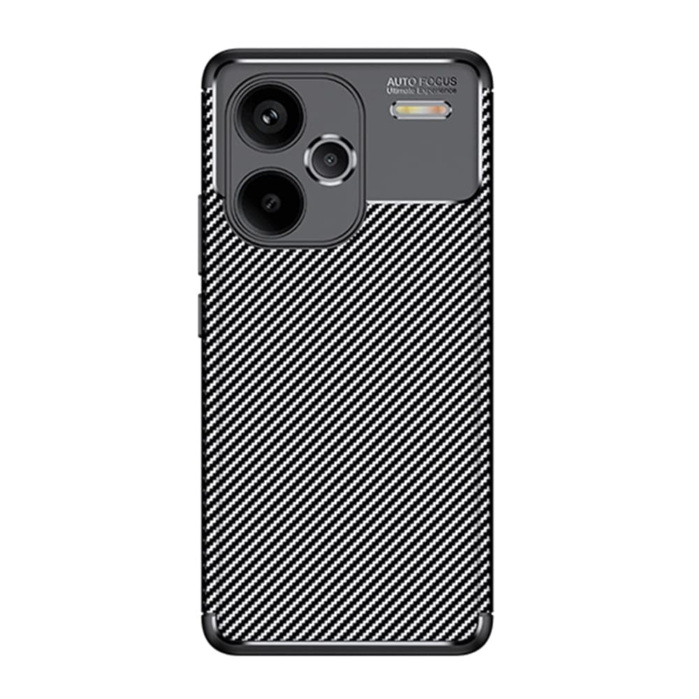 Techsuit – CarbonFiber pouzdro pro Xiaomi Redmi Note 13 Pro+ 5G – černé