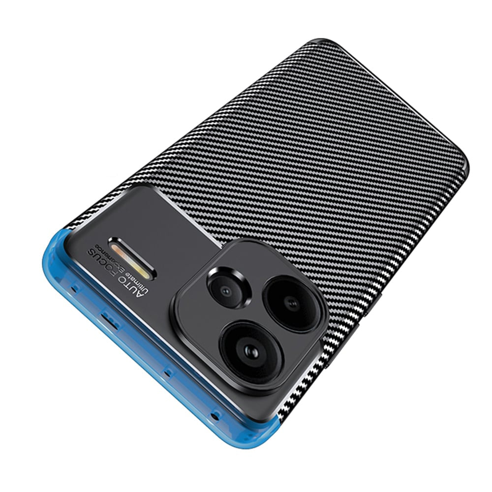 Techsuit – CarbonFiber pouzdro pro Xiaomi Redmi Note 13 Pro+ 5G – černé