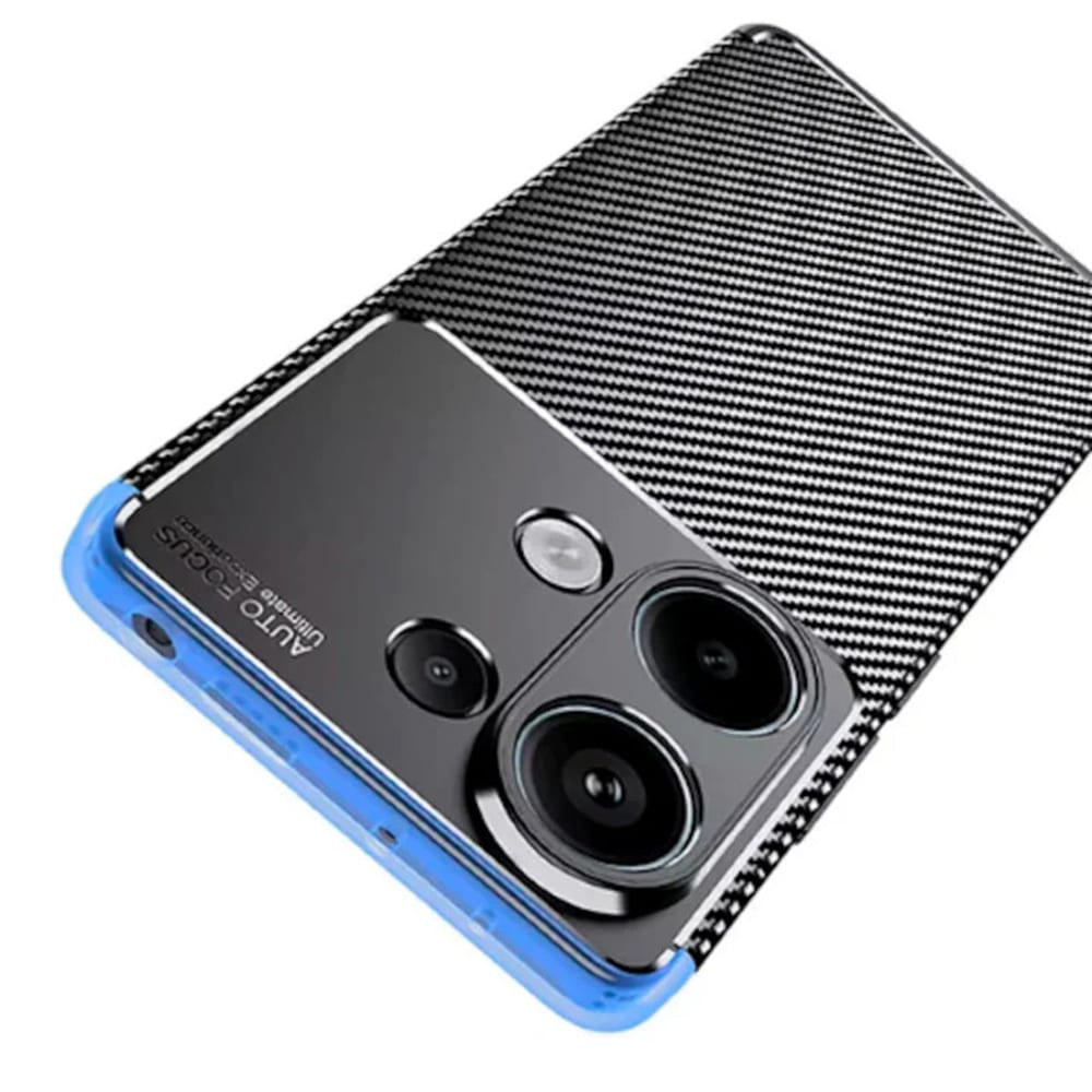 Techsuit – CarbonFiber pouzdro pro Xiaomi Redmi Note 13 5G – černé