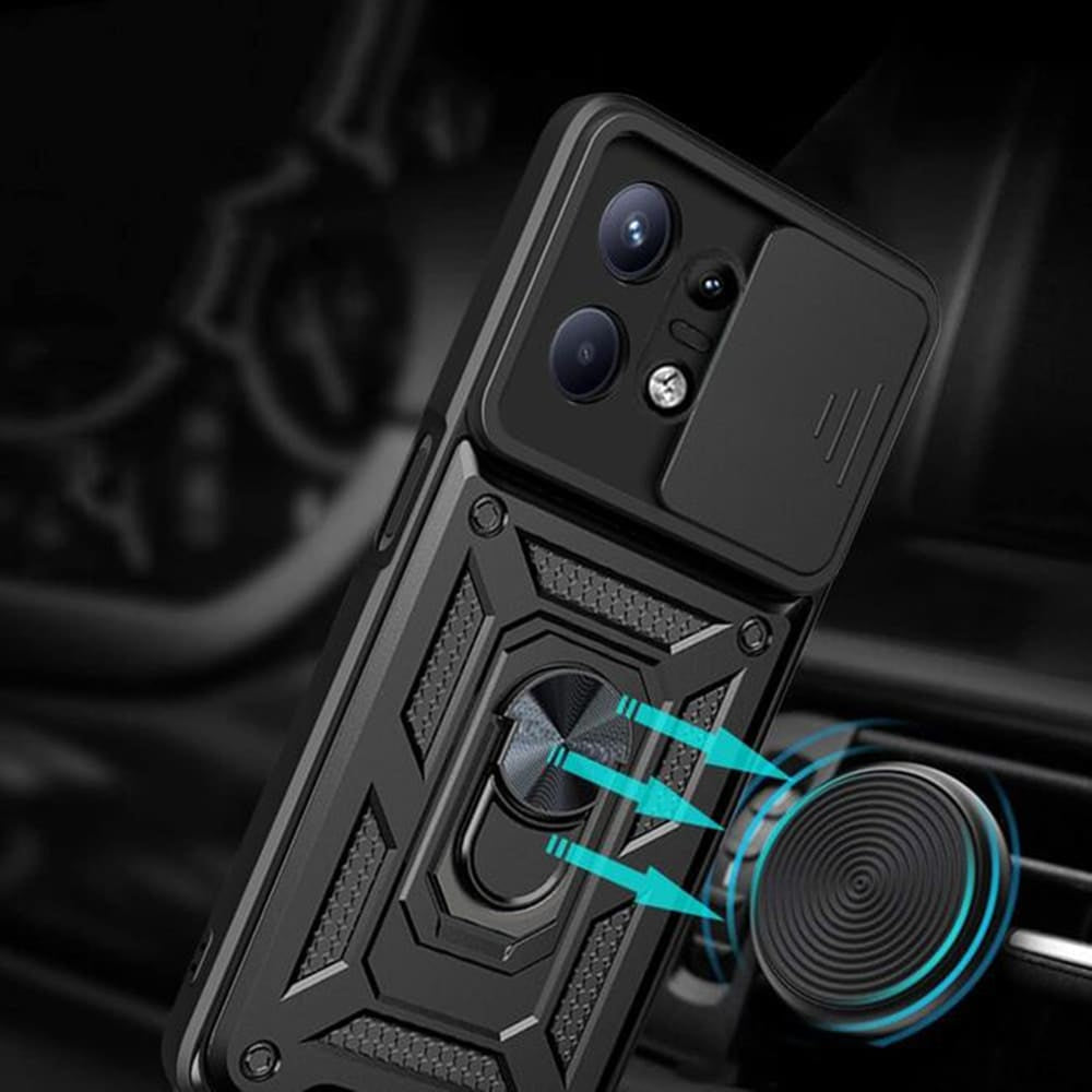 Techsuit – serija CamShield zaštitna maskica za Motorola Edge 50 Pro – crna
