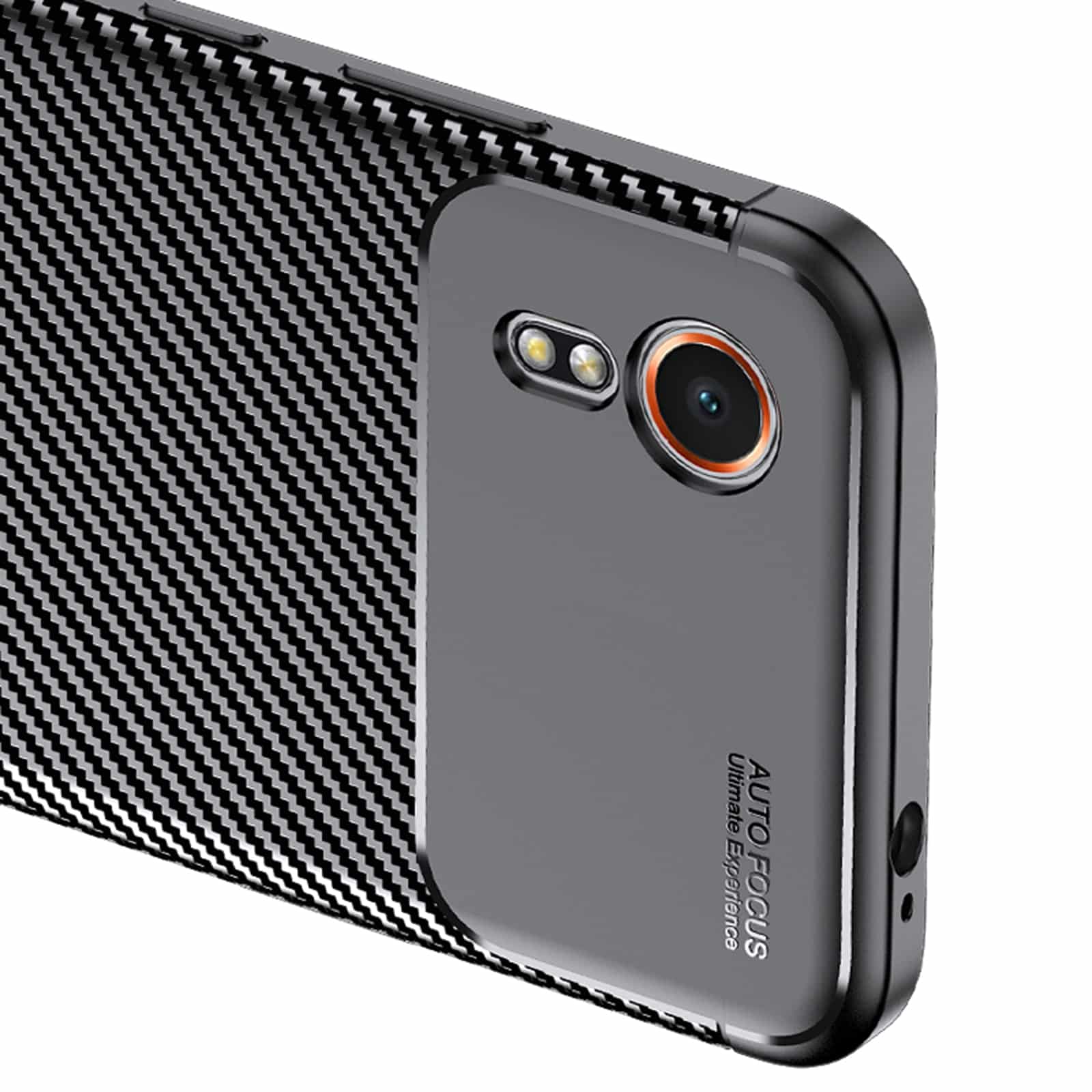 Techsuit – pouzdro CarbonFiber pro Samsung Galaxy Xcover7 – černé