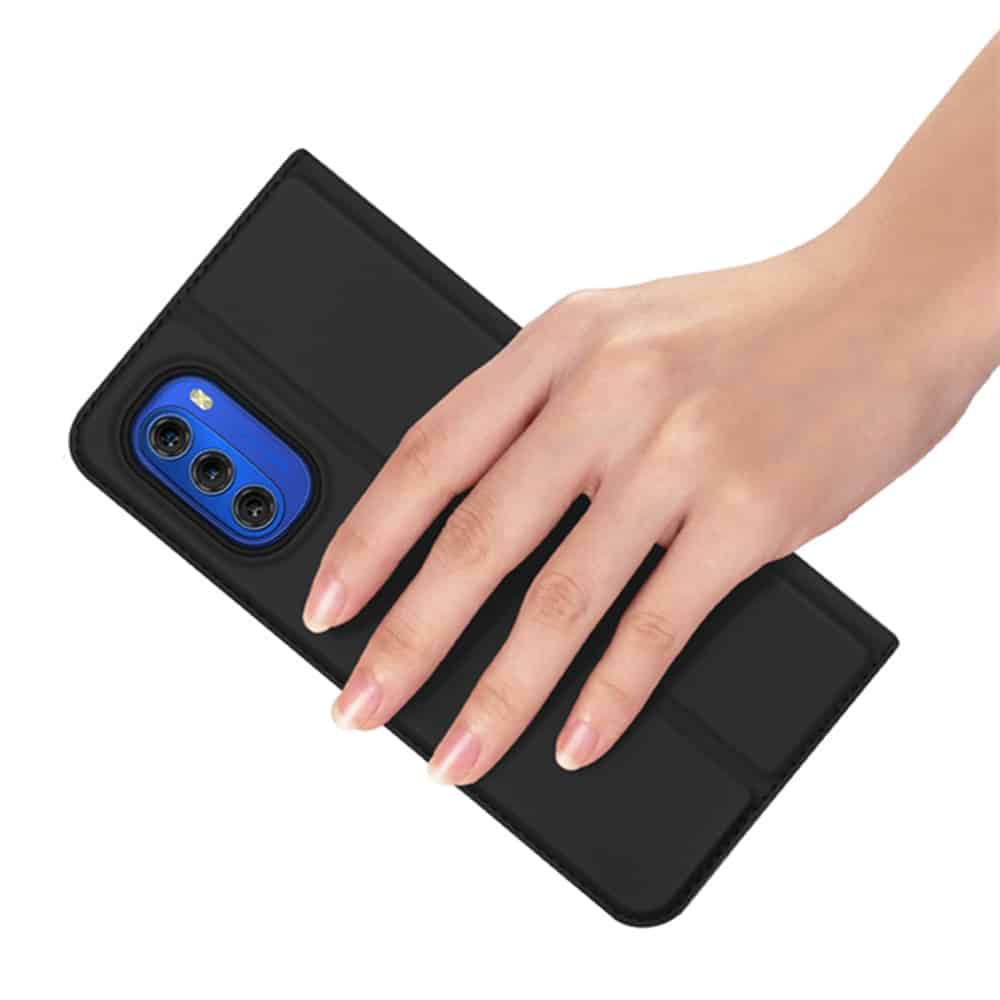 Dux Ducis Skin Pro flipové pouzdro pro Motorola Moto G51 5G - černé