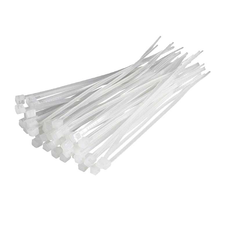 Vezice PVC bijele 3,5x150 100 komada