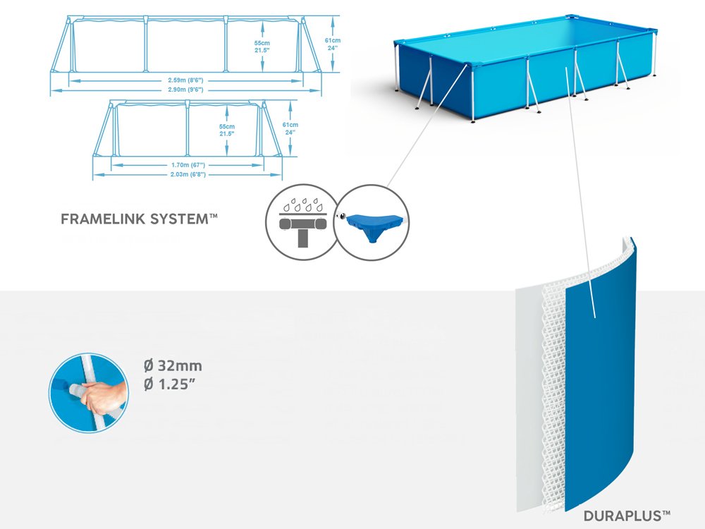 Bestway bazen (259x170x61cm)