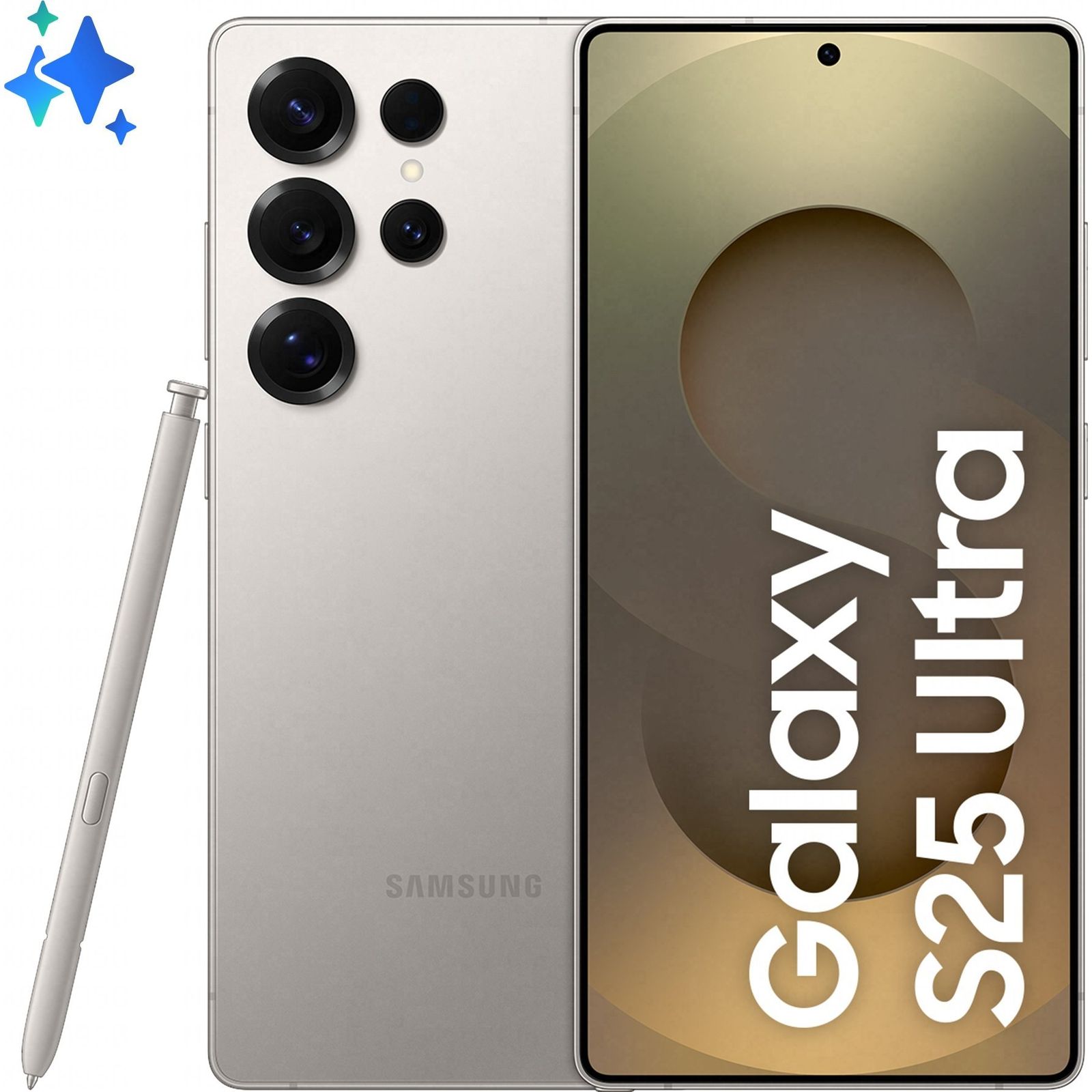 Samsung Galaxy S25 Ultra 17,5 cm (6.9") Dvostruki SIM Android 15 5G USB Tip-C 12 GB 1 TB 5000 mAh Sivo, Titanij