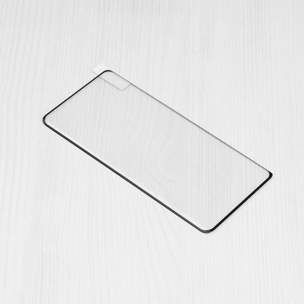 Techsuit – 111D Popolna prekrivnost / Steklo s polnim lepilom / 3D ukrivljeno steklo za Realme 12 Pro / 12 Pro+ – črno