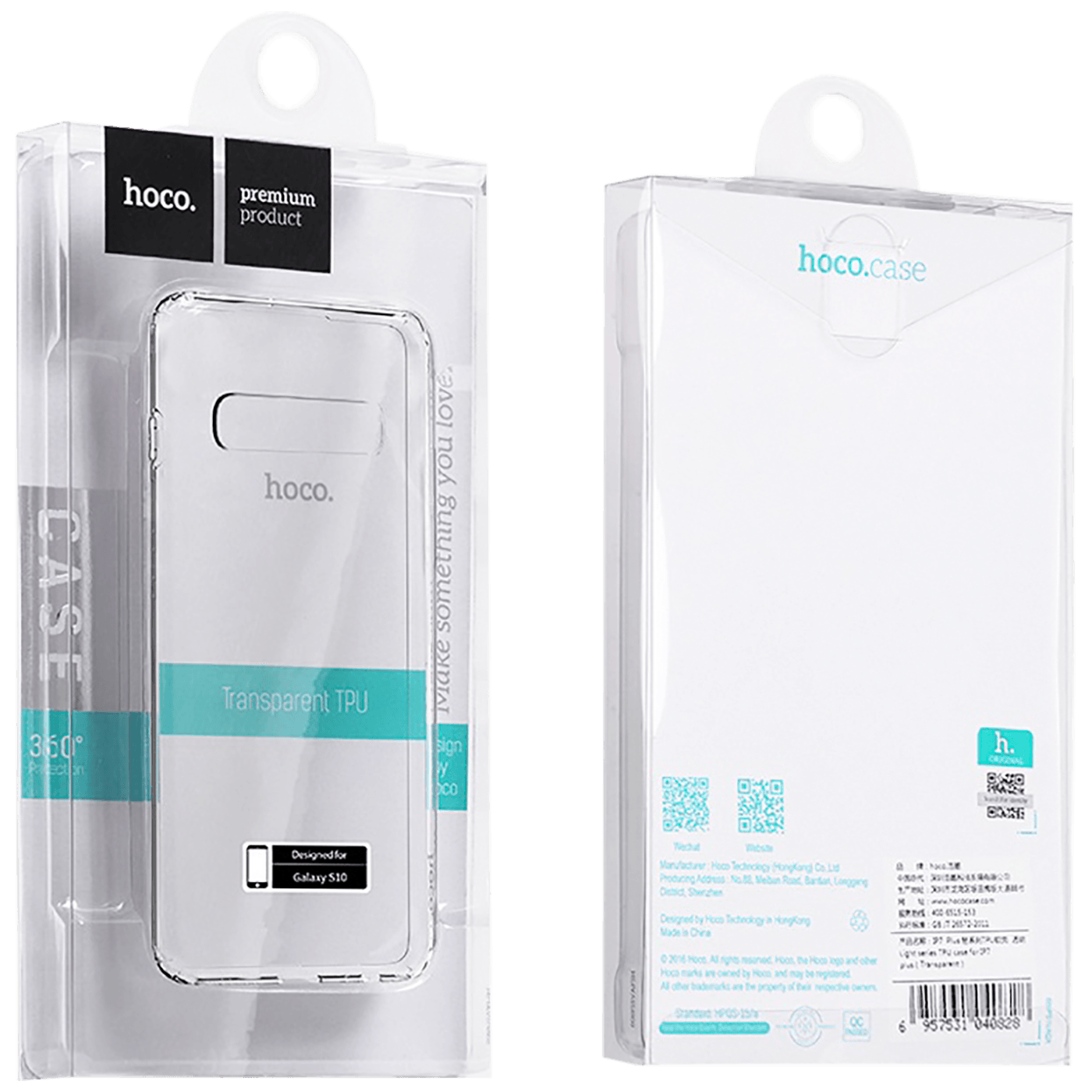 hoco. Navlaka za mobitel Samsung Galaxy S10, transparent - Light series Galaxy S10