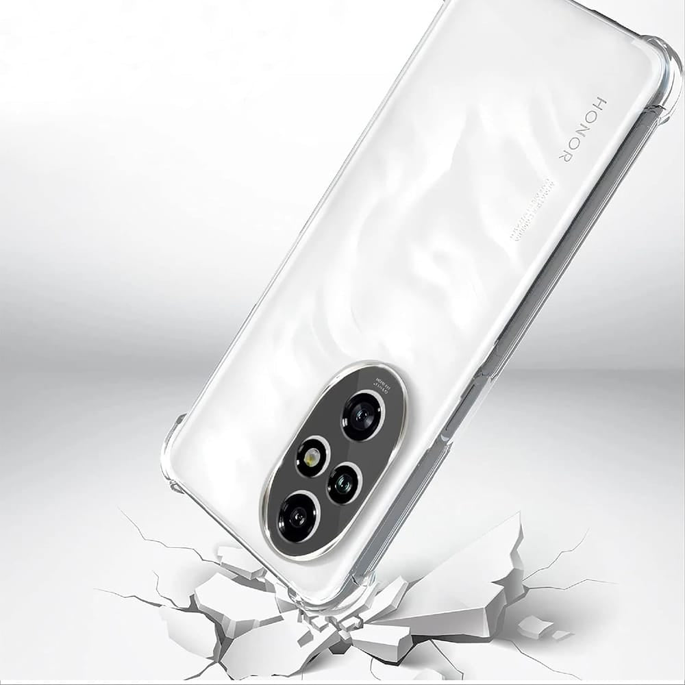 Techsuit Shockproof Clear Silicone prozirna maskica otporna na udarce za Honor 200
