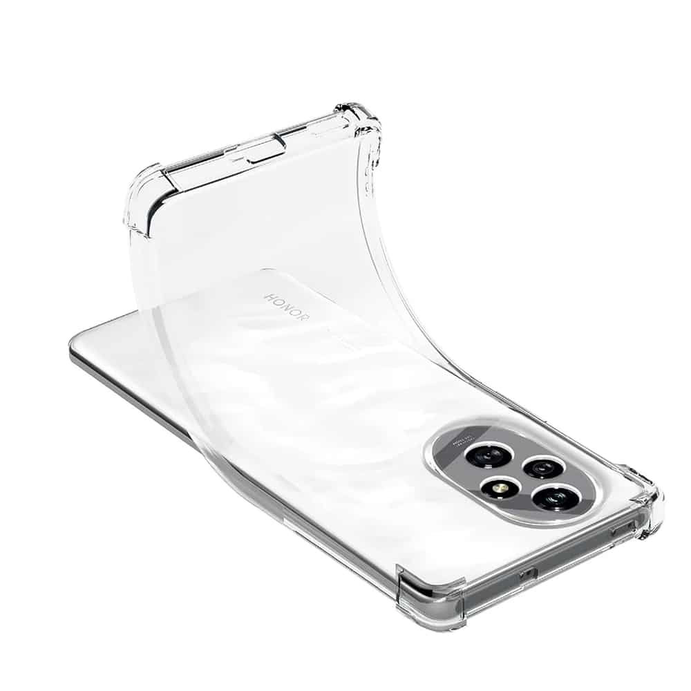 Techsuit Shockproof Clear Silicone prozorna maskica, odporna na udarce, za Honor 200