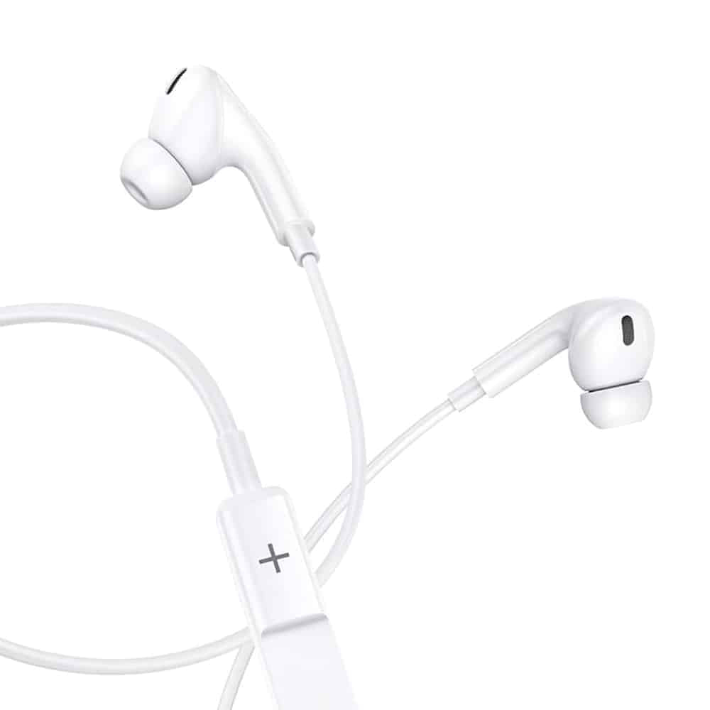 USAMS - Stereo slušalice EP-41 (US-SJ452) - In-ear, Type-C s mikrofonom, 1,2 m - Bijele