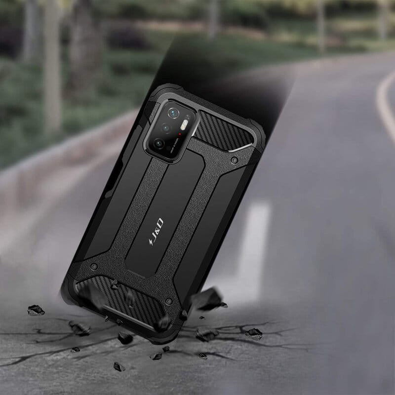Techsuit - Hybrid Armor - Xiaomi Redmi Note 10 5G / Poco M3 Pro 5G - černá