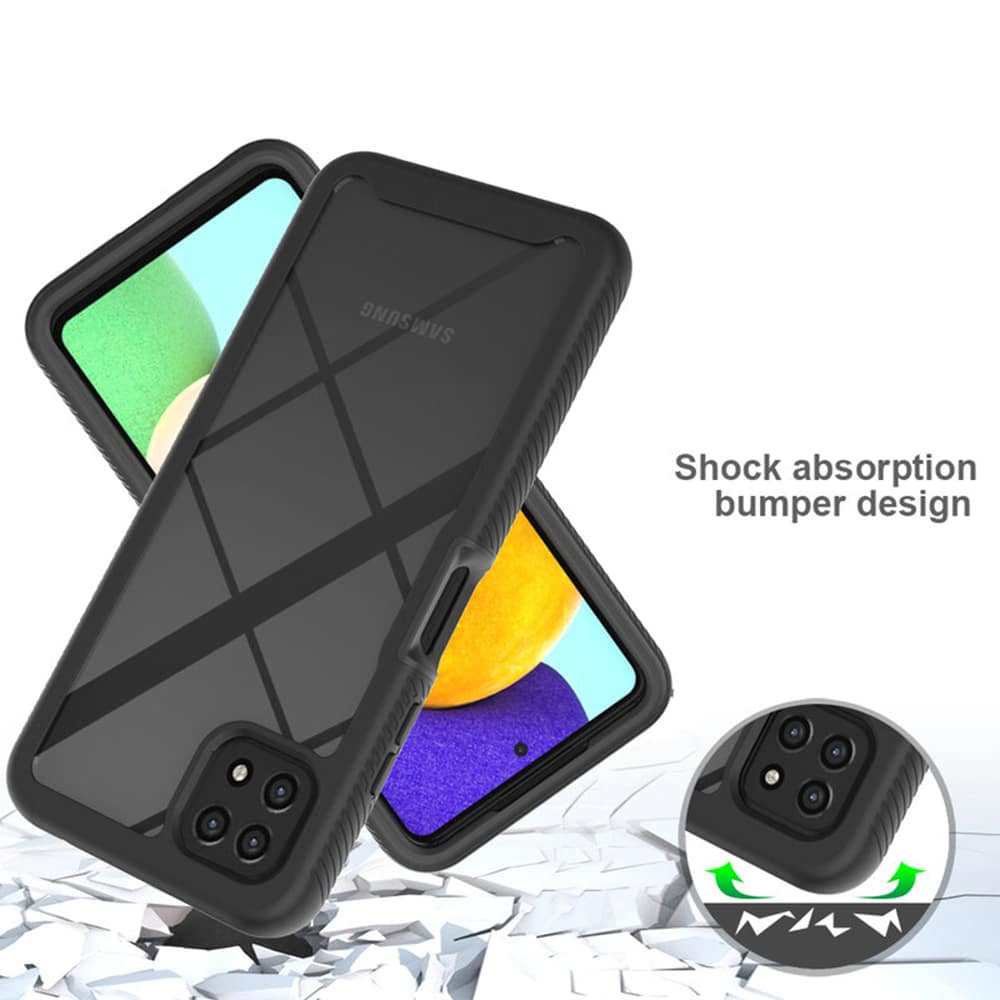 Techsuit - Defense360 Pro + Zaštita ekrana - Samsung Galaxy A22 5G - crna