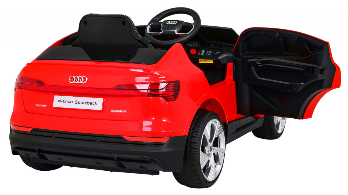 Licencirani auto na akumulator Audi E-Tron Sportback - crveni