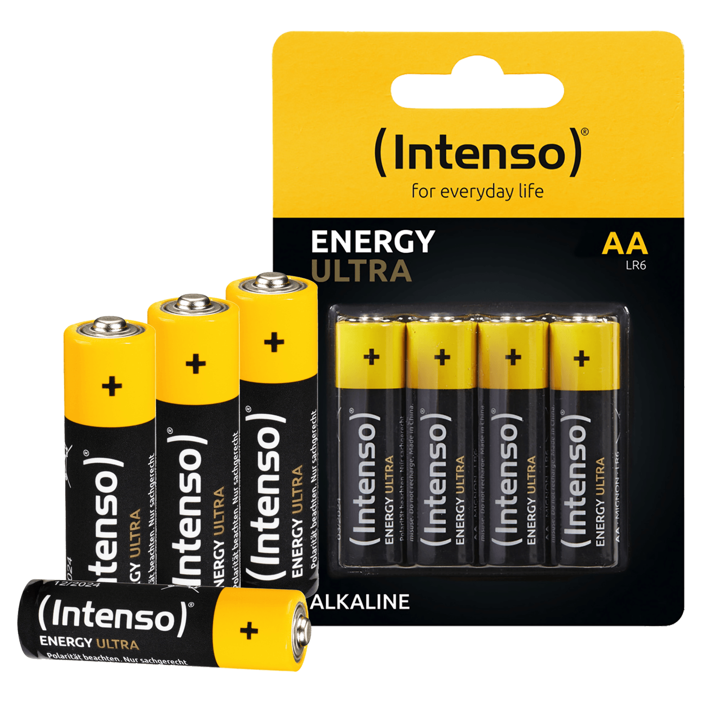 (Intenso) Baterija alkalna, AA LR6/4, 1,5 V, blister 4 kom