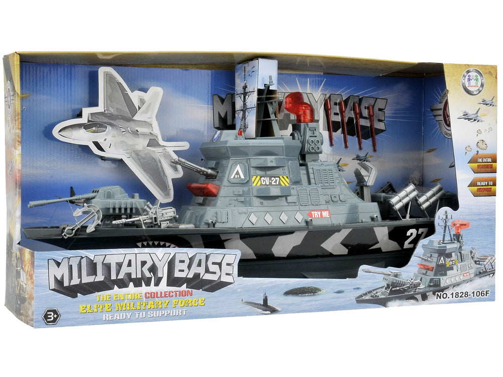 Military Ship  Lights Sounds