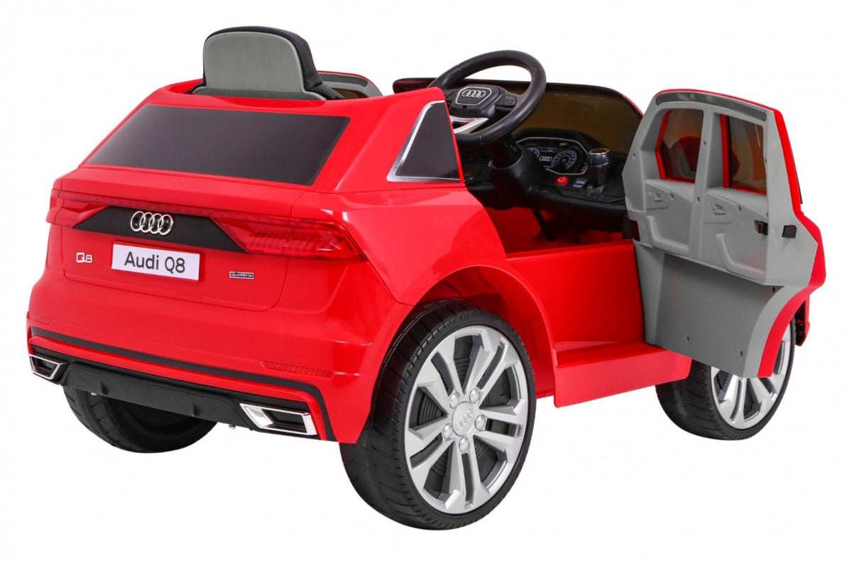 Licencirani auto na akumulator Audi Q8 LIFT - crveni