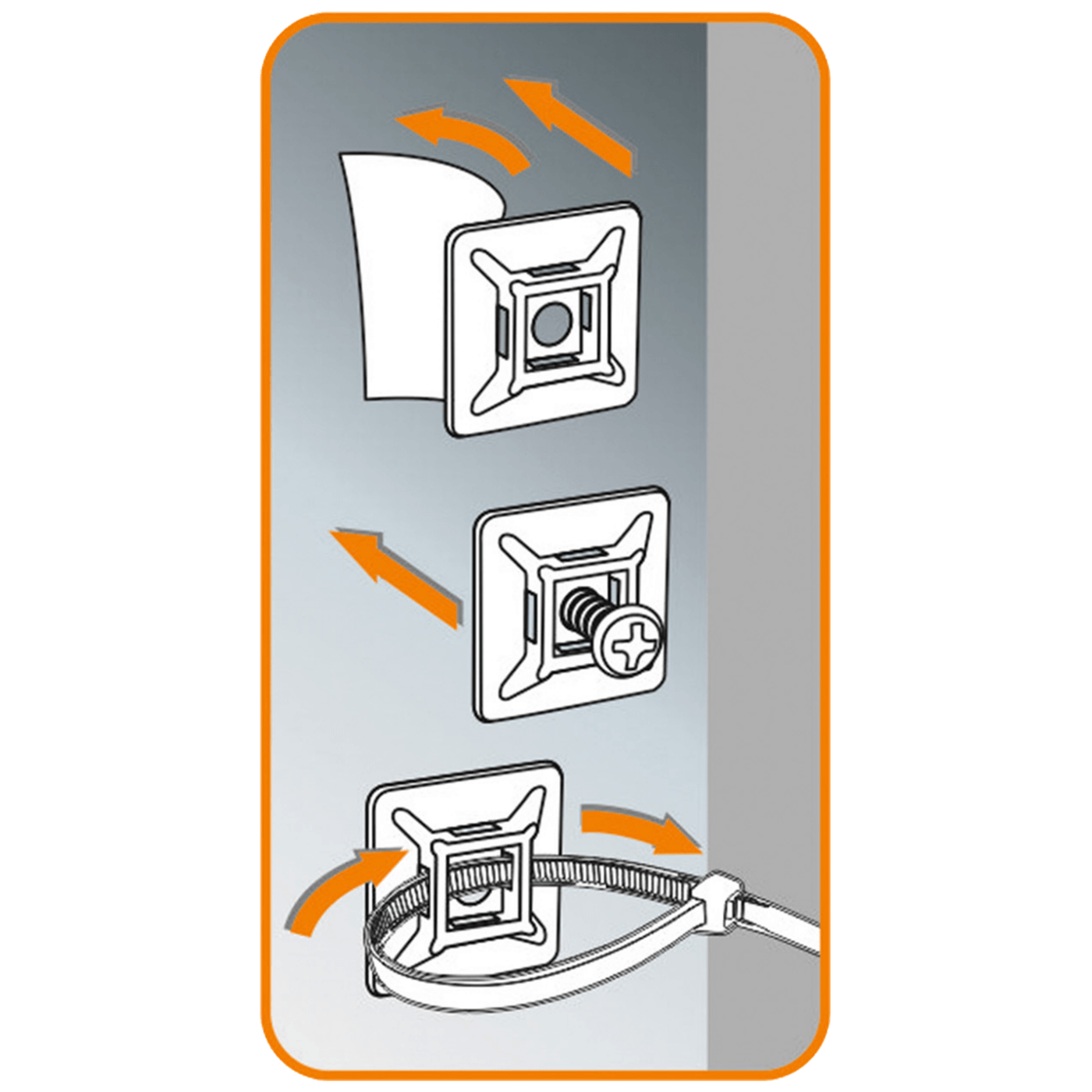 home Organizator kabela, pakiranje 50 kom. - CTT 28BK