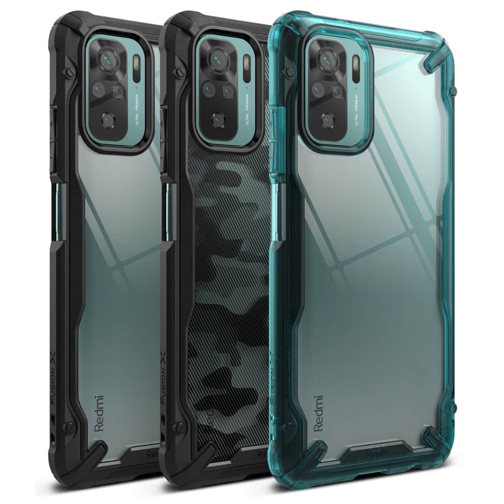 Ringke - Fusion X - Xiaomi Redmi Note 10 4G / Note 10S / Poco M5s - černá