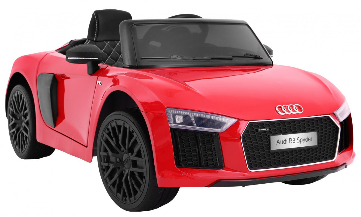 Licencirani auto na akumulator Audi R8 Spyder RS - crveni/lakirani