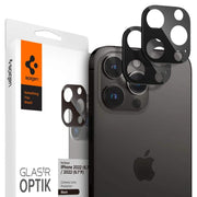 SPIGEN OPTIK.TR ZAŠTITNIK ZA KAMERU 2-PAK IPHONE 14 PRO / 14 PRO MAX / 15 PRO / 15 PRO MAX CRNA MASKA