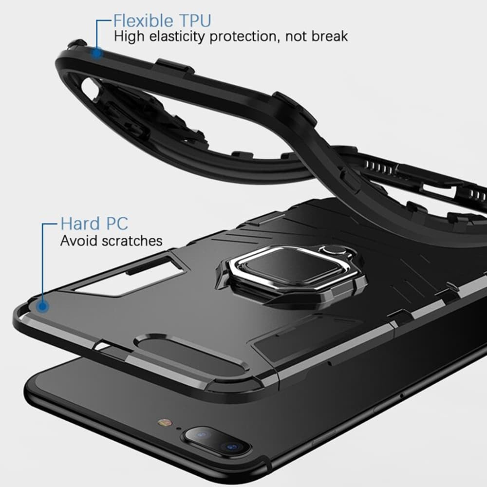 Techsuit - Ochranný kryt Silicone Shield pro iPhone 7 Plus / 8 Plus - černý