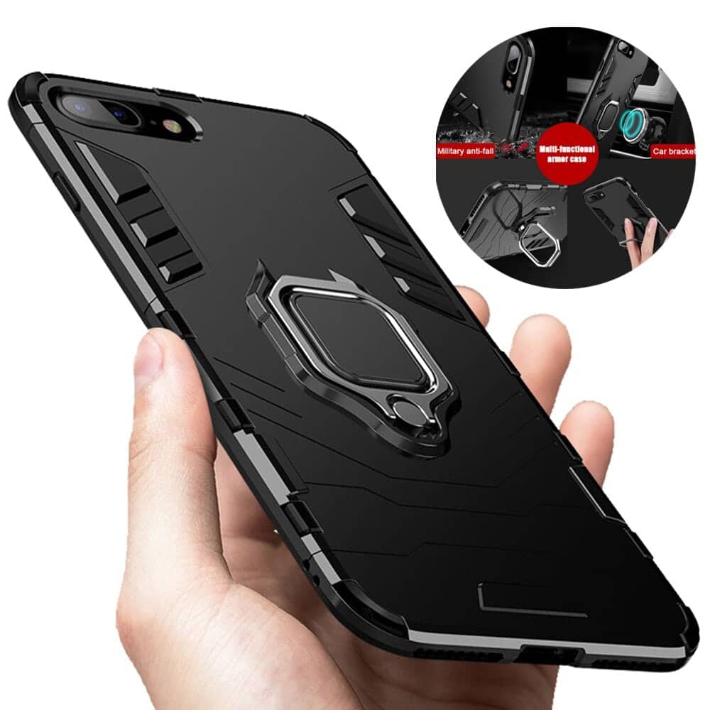 Techsuit - Ochranný kryt Silicone Shield pro iPhone 7 Plus / 8 Plus - černý