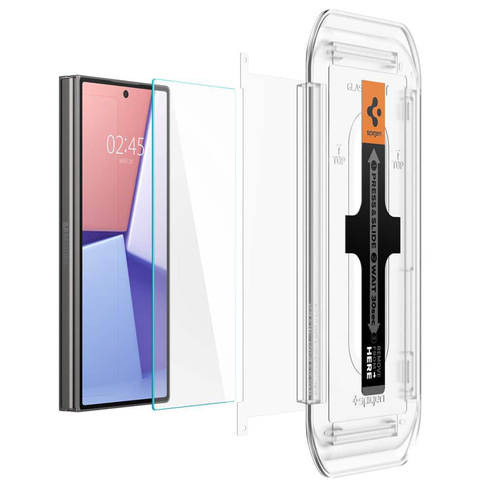 Spigen - Glas.tR EZ-FIT (2 kosa) za Samsung Galaxy Z Fold 6 - prozorno