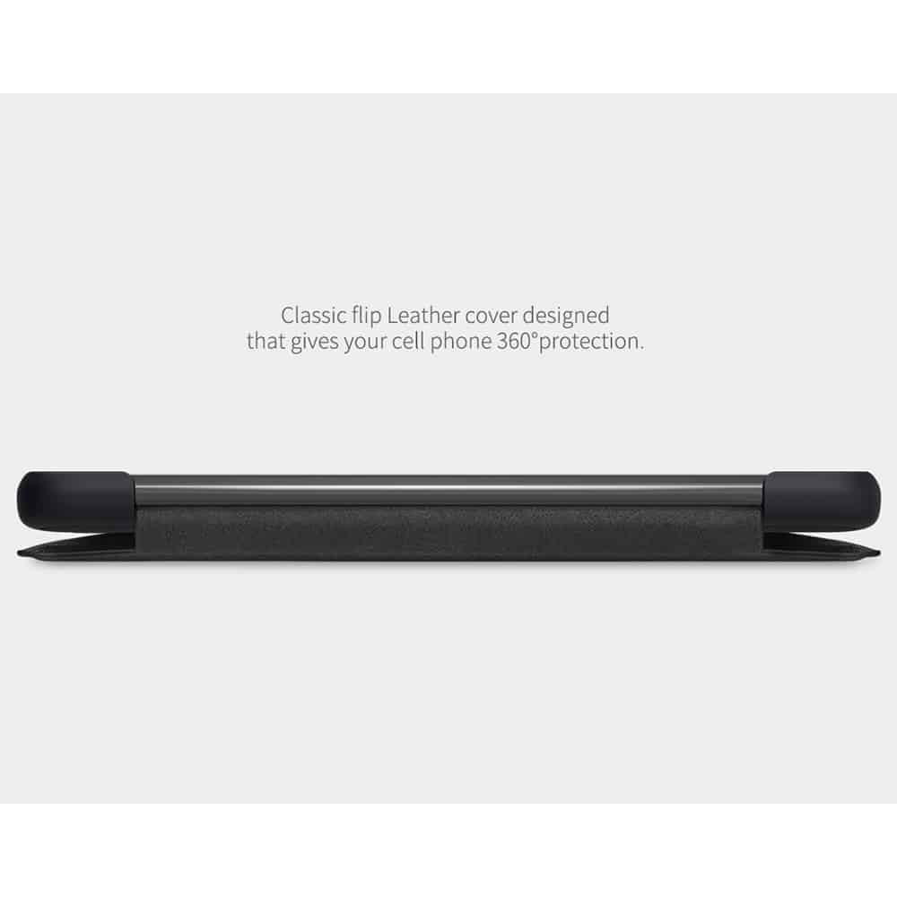 Nillkin - Qin Leather Case - Xiaomi Poco X3 / Poco X3 NFC / Poco X3 Pro - crna