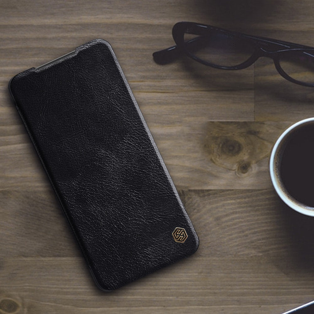 Nillkin - Qin Leather Case - Xiaomi Poco X3 / Poco X3 NFC / Poco X3 Pro - crna