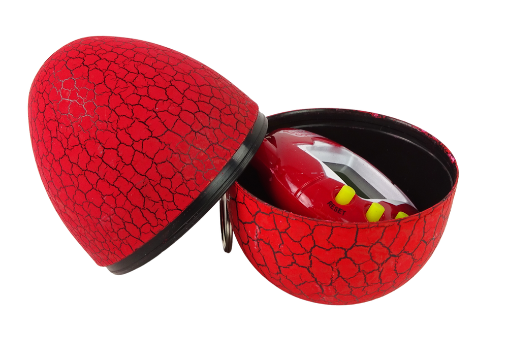 Tamagotchi in Egg Game Electronic Pet Red