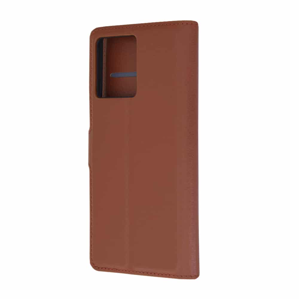 Techsuit Leather Folio flipové pouzdro pro Motorola Edge 50 Ultra – hnědé